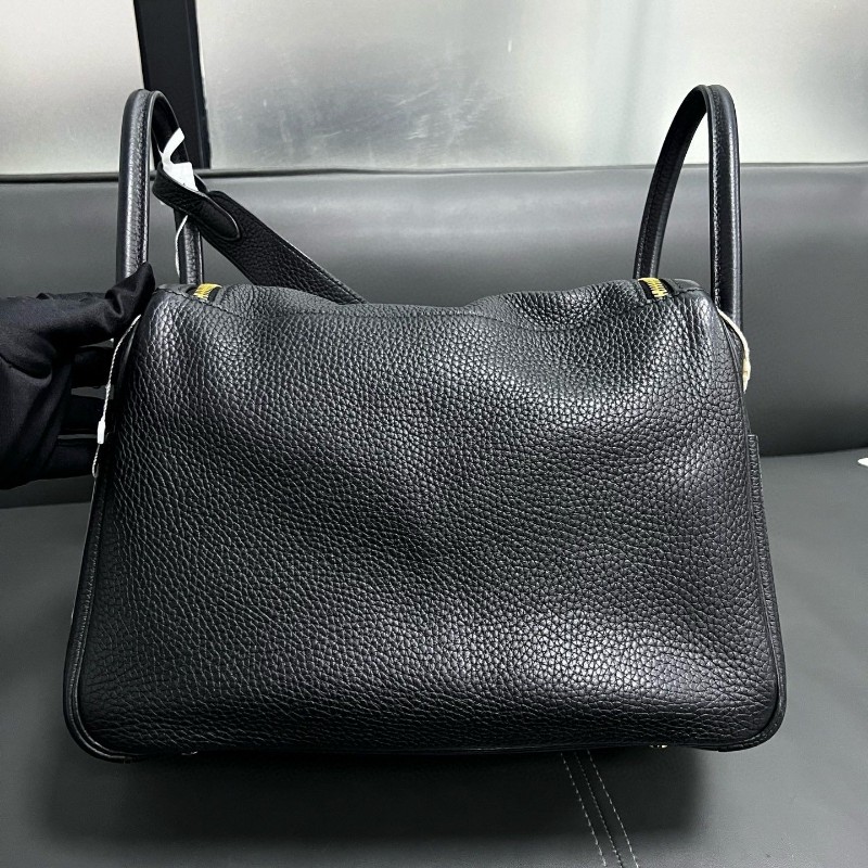 Hermes Lindy30 黑色金扣-6