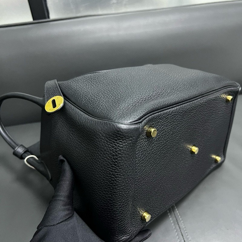 Hermes Lindy30 黑色金扣-8