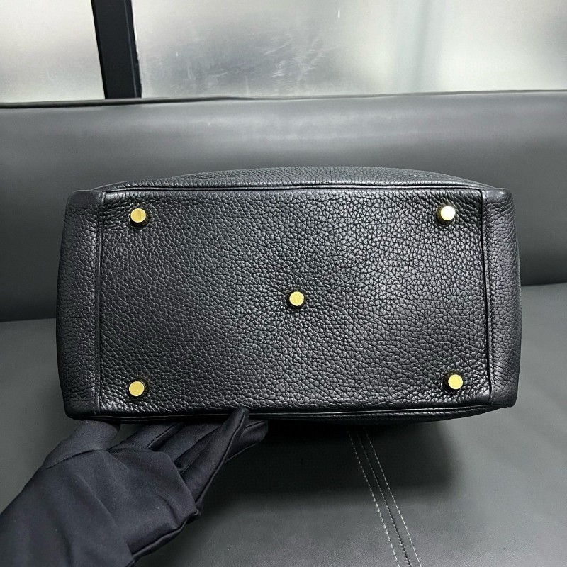 Hermes Lindy30 黑色金扣-9