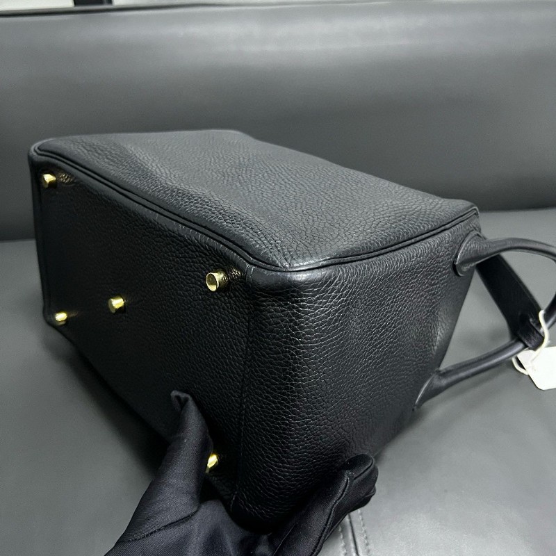 Hermes Lindy30 黑色金扣-11