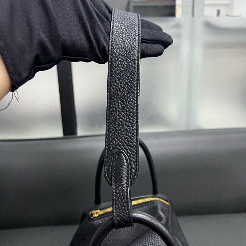 Hermes Lindy30 黑色金扣-13