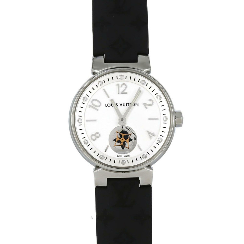 Louis Vuitton Tambour Moon Star Q8J10 不鏽鋼石英腕錶-0