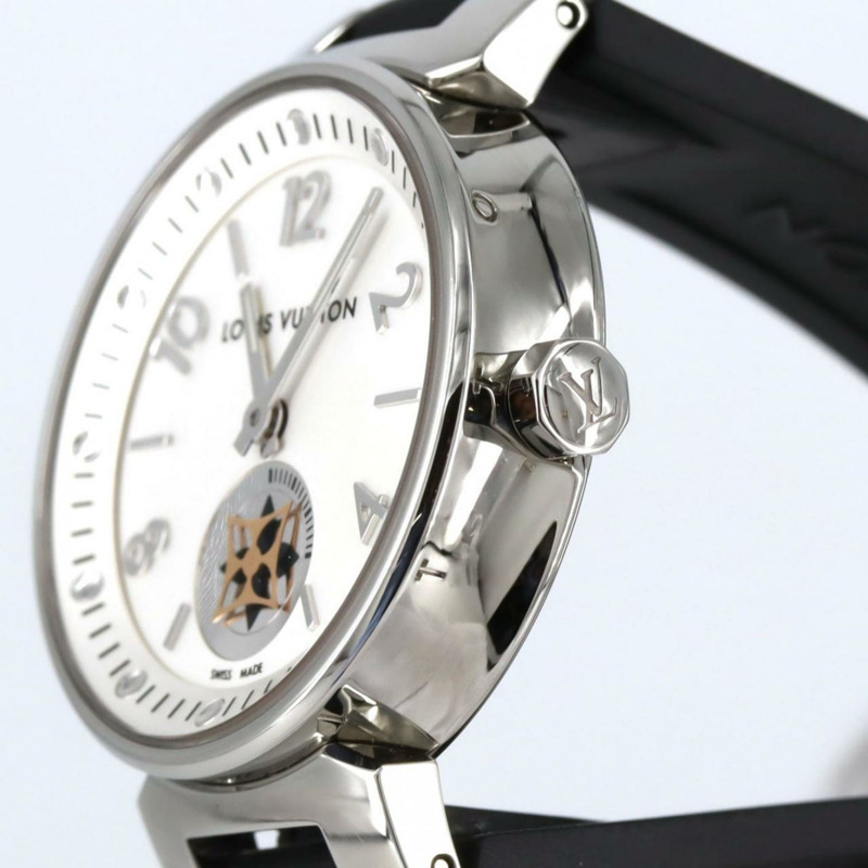 Louis Vuitton Tambour Moon Star Q8J10 不鏽鋼石英腕錶-2