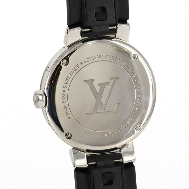 Louis Vuitton Tambour Moon Star Q8J10 不鏽鋼石英腕錶-4