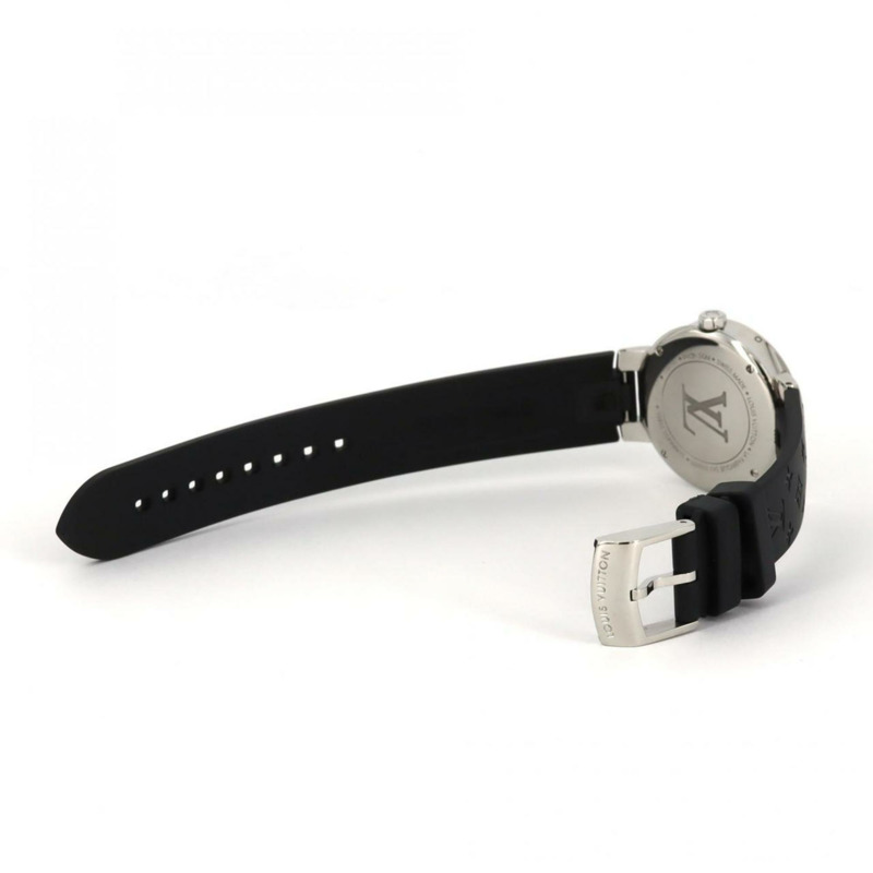 Louis Vuitton Tambour Moon Star Q8J10 不鏽鋼石英腕錶-7