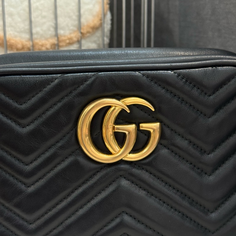 Gucci marmont 黑色相機包-4