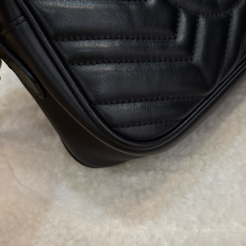 Gucci marmont 黑色相機包-9