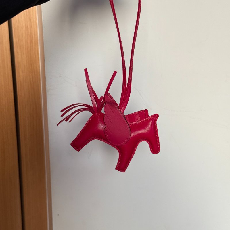 全新 hermes Rodeo 桃紅 飛馬 PM Framboise-0