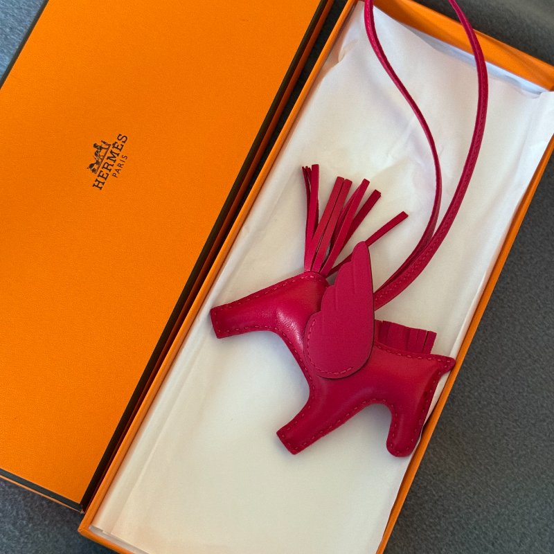 全新 hermes Rodeo 桃紅 飛馬 PM Framboise-1