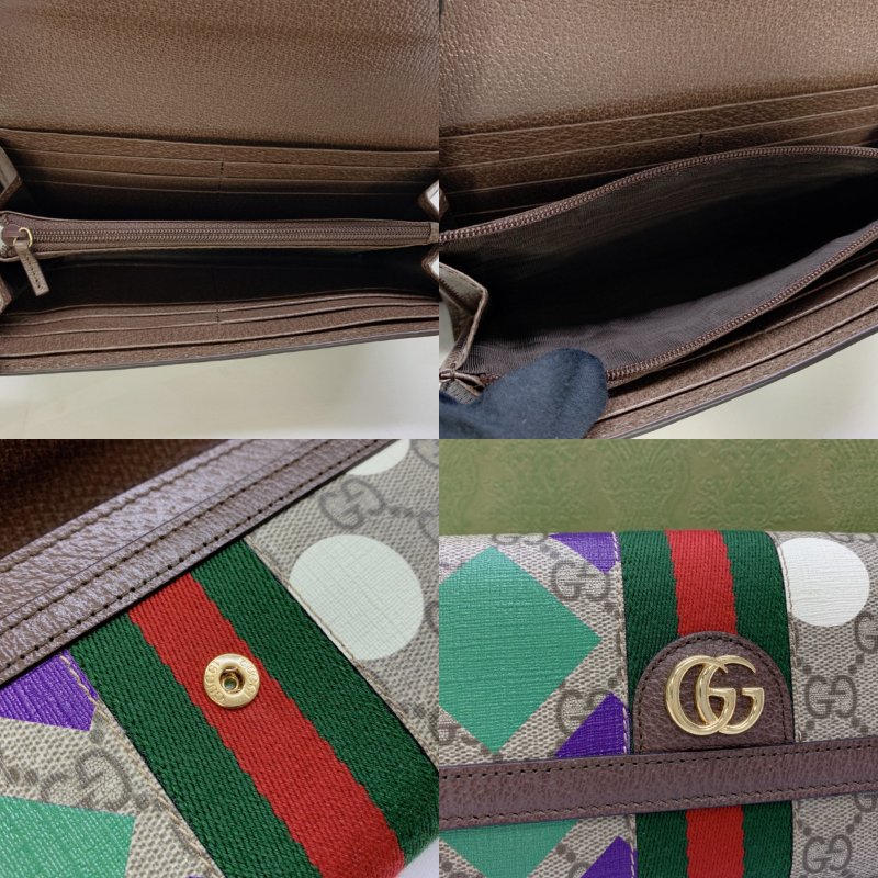 GUCCI Ophidia GG翻蓋長夾-7
