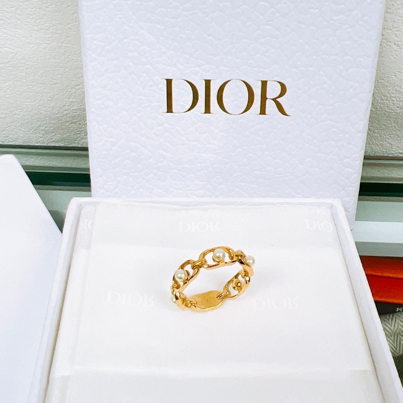 Dior 30 montaigne jolie 珍珠戒指 L碼-0