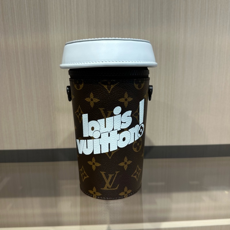 LOUIS VUITTON 路易威登COFFEE CUP MNG 咖啡杯 经典老花 单肩斜挎包-0