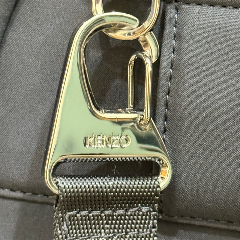 99新✨Kenzo超輕的防潑水後背包 灰藍 可斜揹兩用 大人兒童都可以用-6