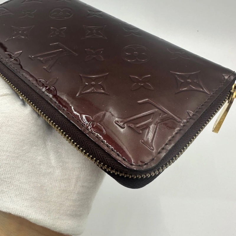 Louis Vuitton 漆皮 Zippy 長款錢包-4