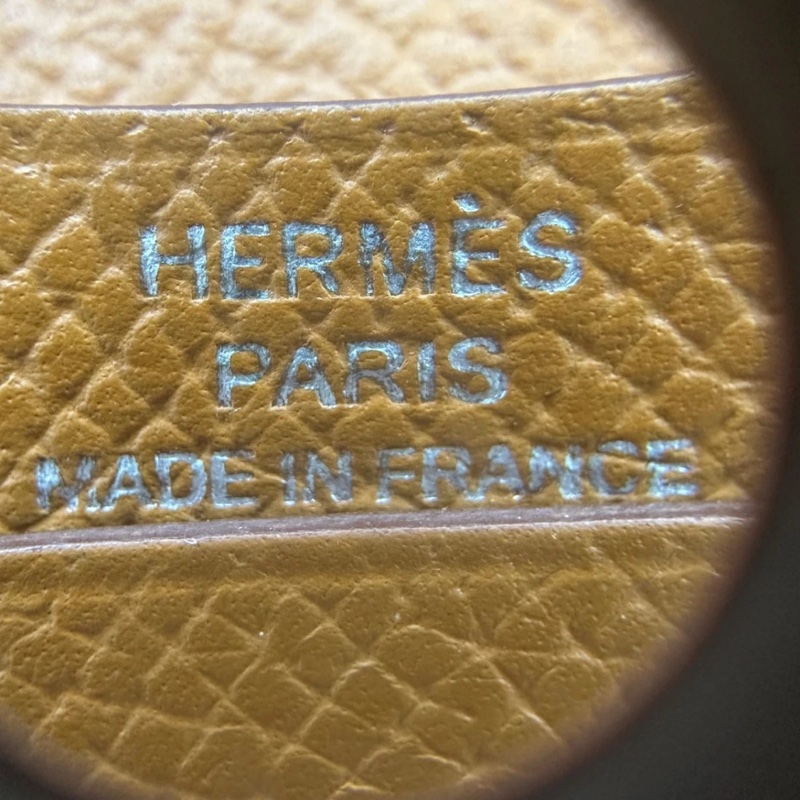 Hermes 愛馬仕 駝色  長款錢包 皮夾-4