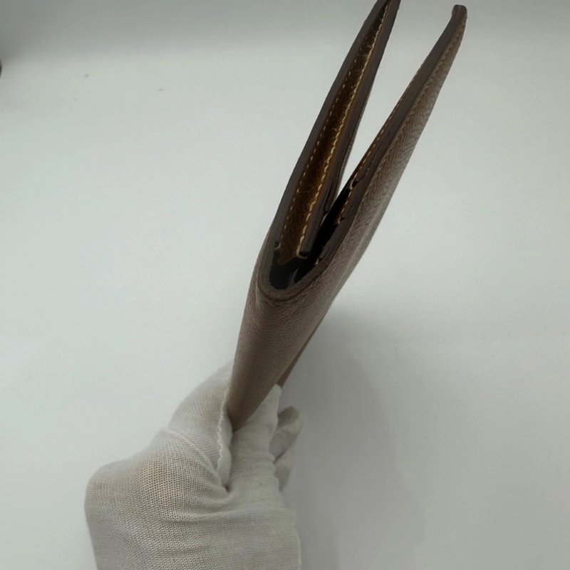 Hermes 愛馬仕 駝色  長款錢包 皮夾-9