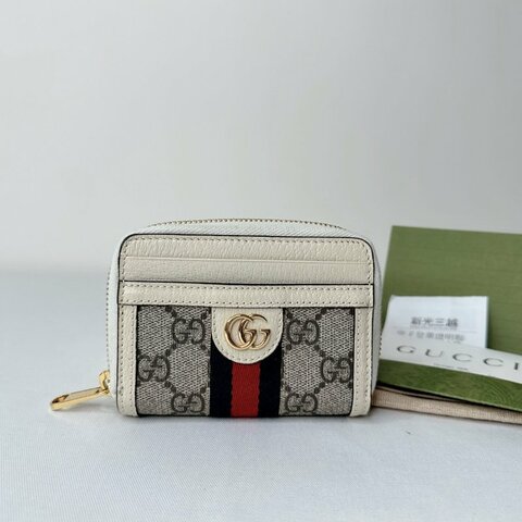 GUCCI Ophidia拉鍊零錢包