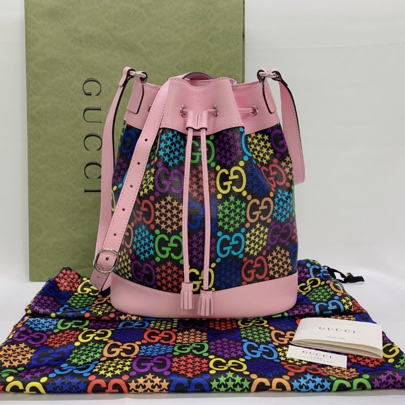 GUCCI Psychedelic跳跳糖系列水桶包-0
