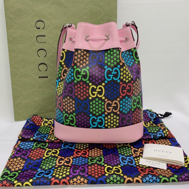GUCCI Psychedelic跳跳糖系列水桶包-1