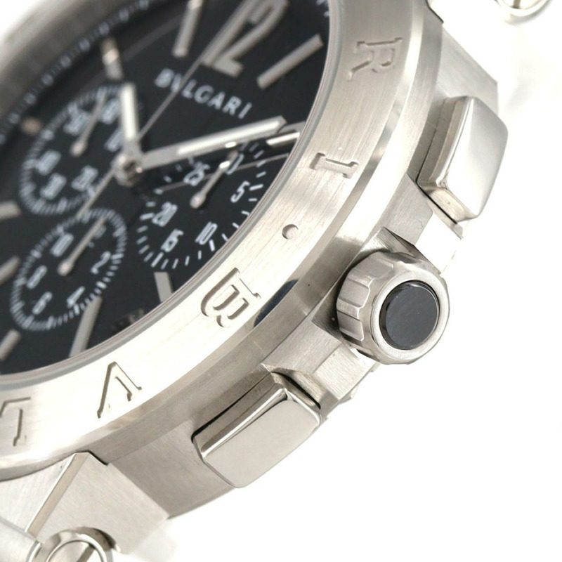 寶格麗 Diagono Velocissimo DG41SCH DG41BSSDCH 不鏽鋼自動手錶-3