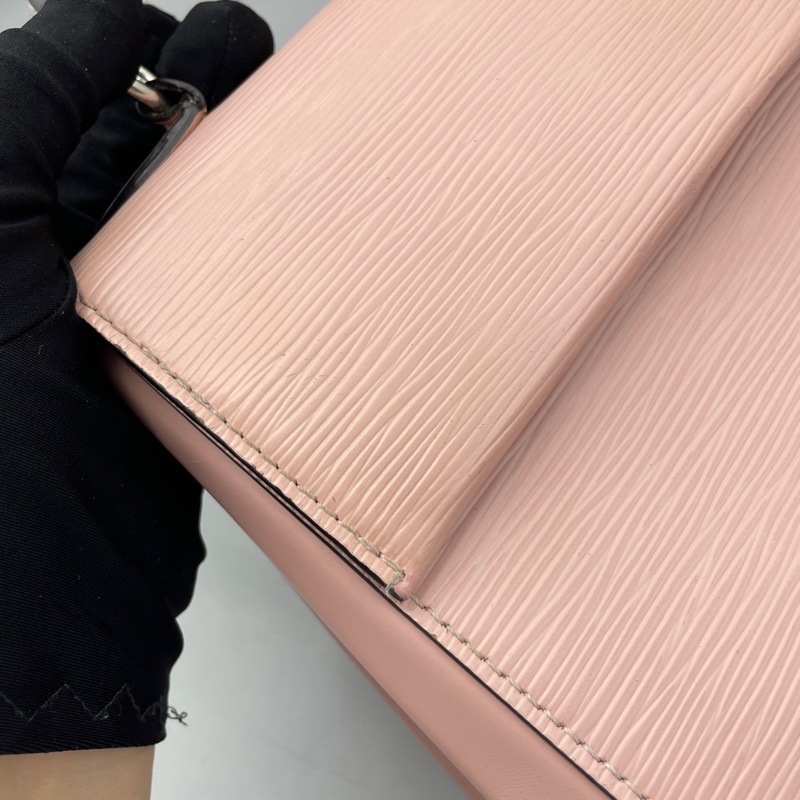 LV Cluny BB 粉色 EPI 水波紋 手提包 肩背包-22