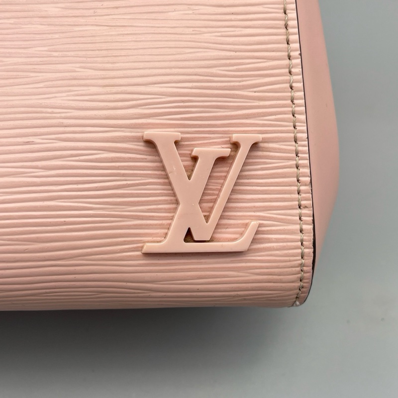 LV Cluny BB 粉色 EPI 水波紋 手提包 肩背包-24
