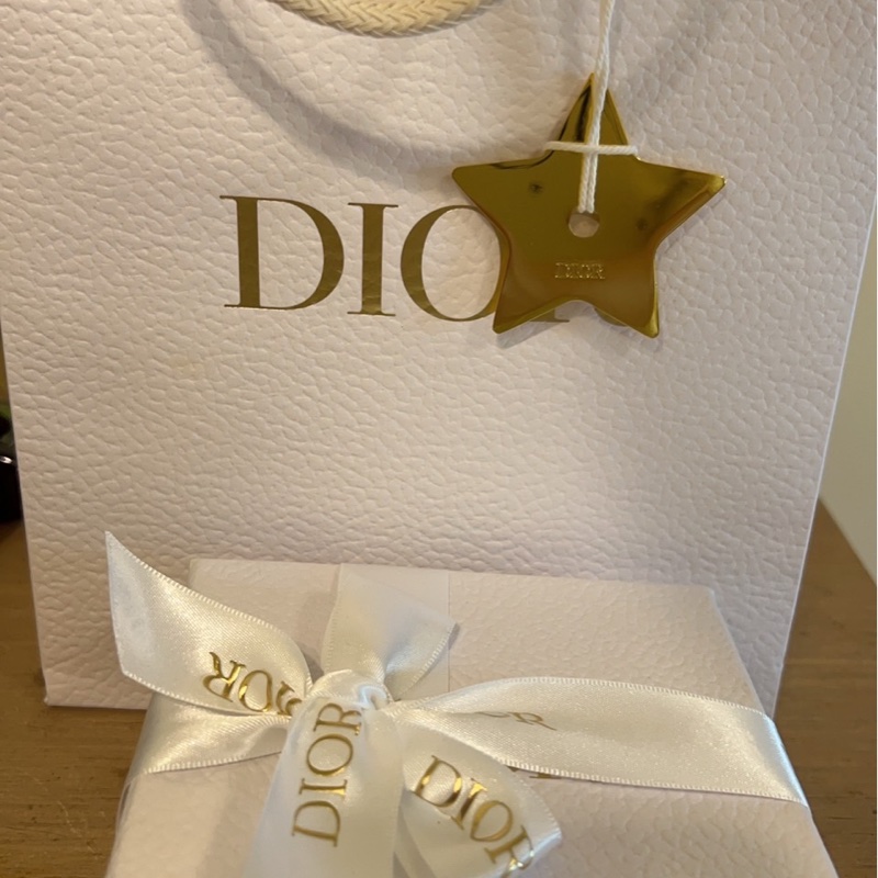 Dior Petit CD 雙鍊手鍊｜金色飾面金屬與白色水晶 台灣台中大遠百專櫃購入-5