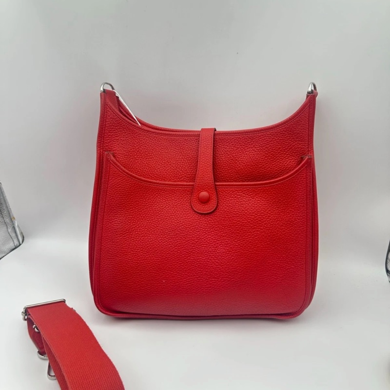 hermes 愛馬仕伊芙琳 Evelyne taurillon clemence 銀扣 單肩包-1