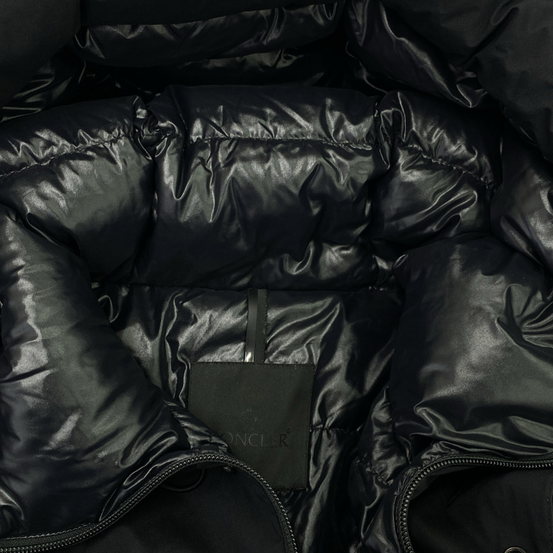 MONCLER Daven 外套 羽絨外套 G20911A00147 539HW 尼龍 黑色 二手 男款-8