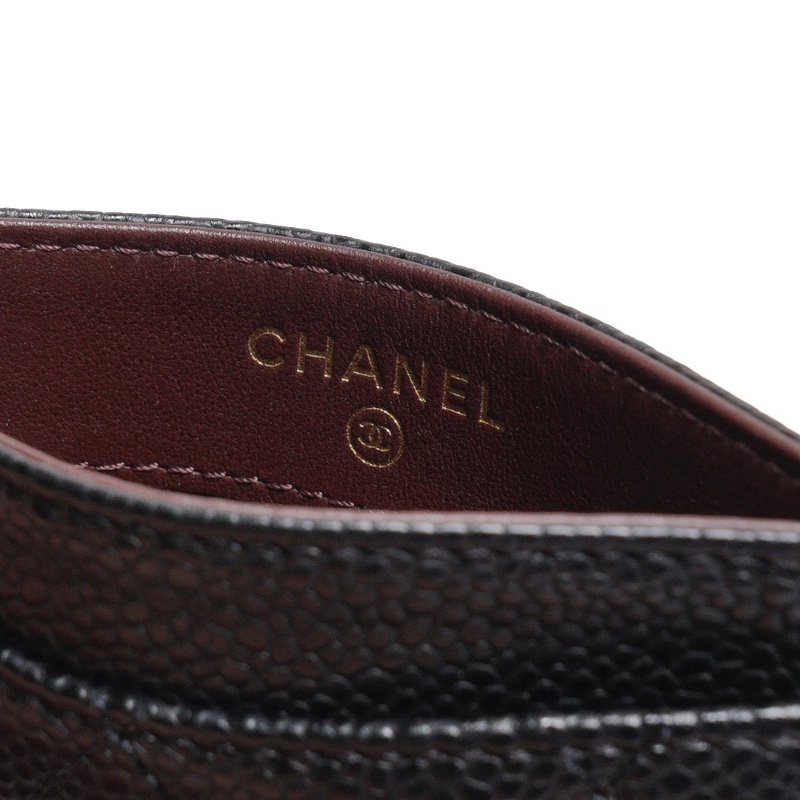 CHANEL經典粒紋小牛皮卡片夾-4