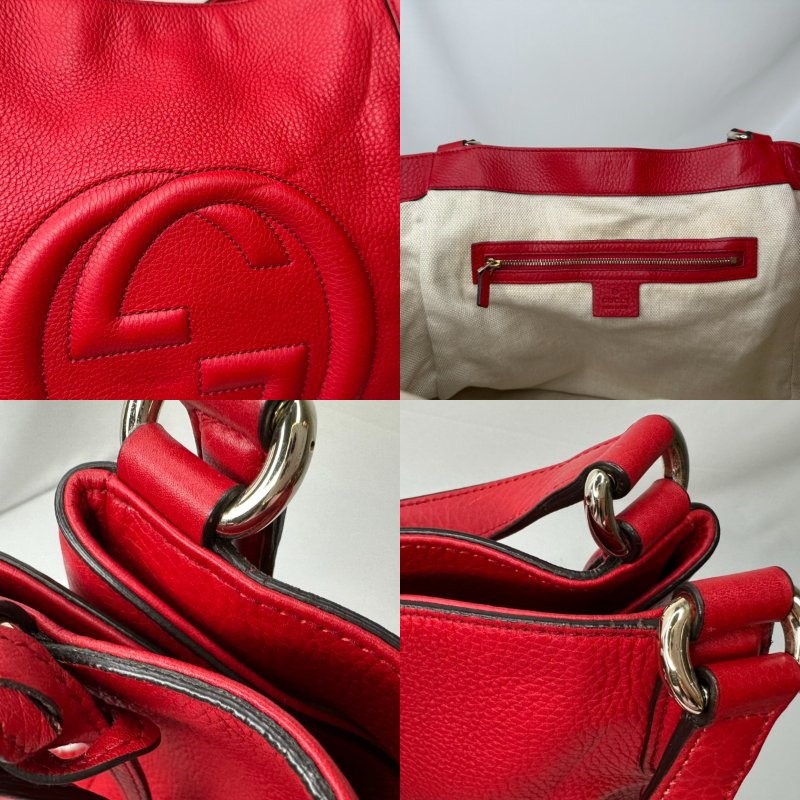 GUCCI SOHO荔枝牛流蘇手提包-7