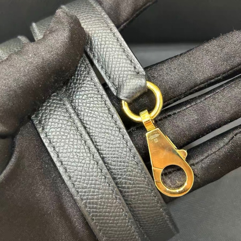 Hermes kelly 25黑金epsom皮B刻 2023 成色:99新❤️五金部分無膜-5