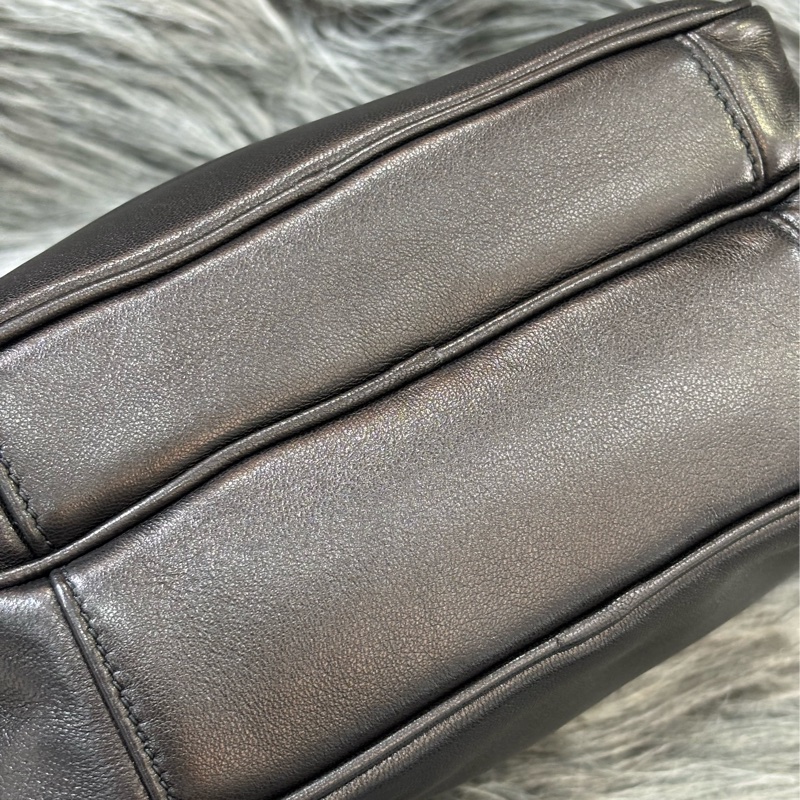 YSL 819279 NIKI 黑色 全皮 滑面 雙拉鍊 斜背包 相機包 方塊包 巧克力包 肩背包 側背包-17