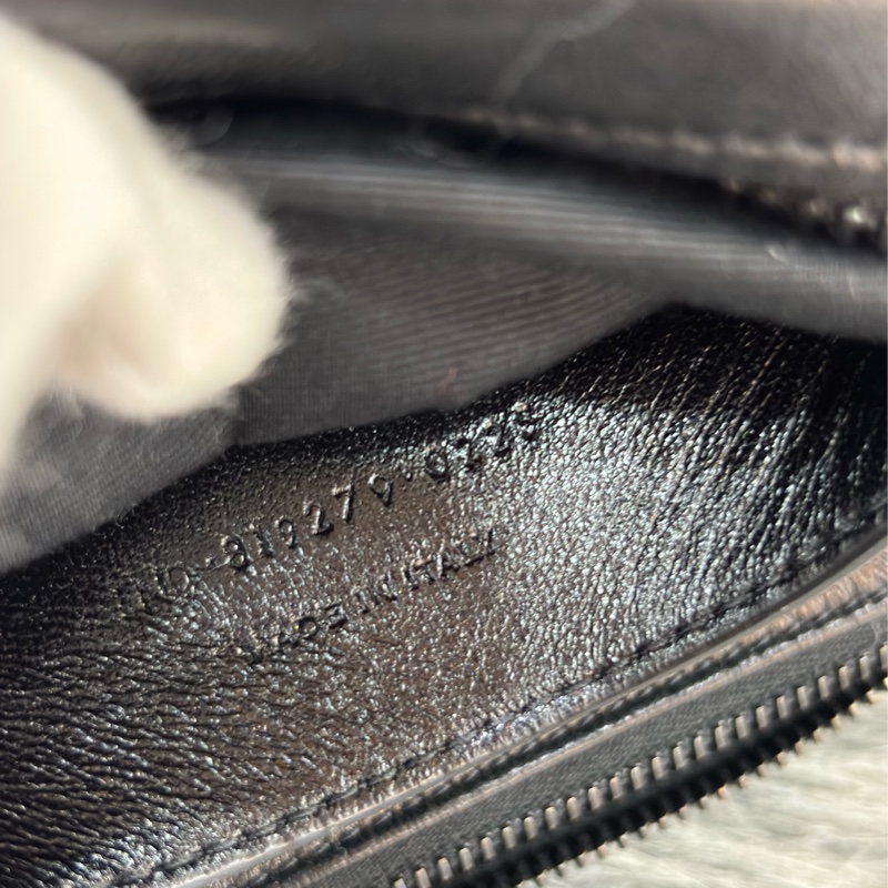 YSL 819279 NIKI 黑色 全皮 滑面 雙拉鍊 斜背包 相機包 方塊包 巧克力包 肩背包 側背包-35