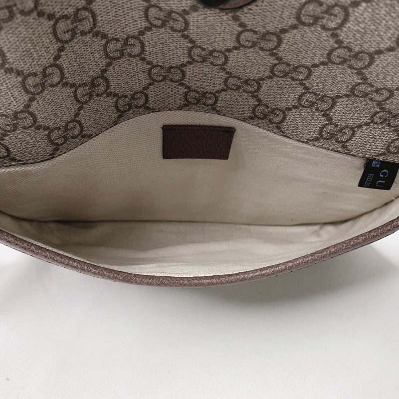GUCCI Supreme帆布虎頭胸腰包-8