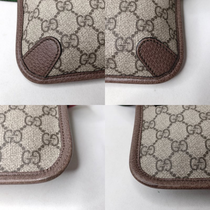 GUCCI Supreme帆布虎頭胸腰包-11