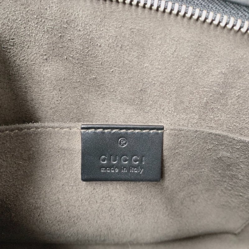 GUCCI Supreme紅綠織帶手拿包-7
