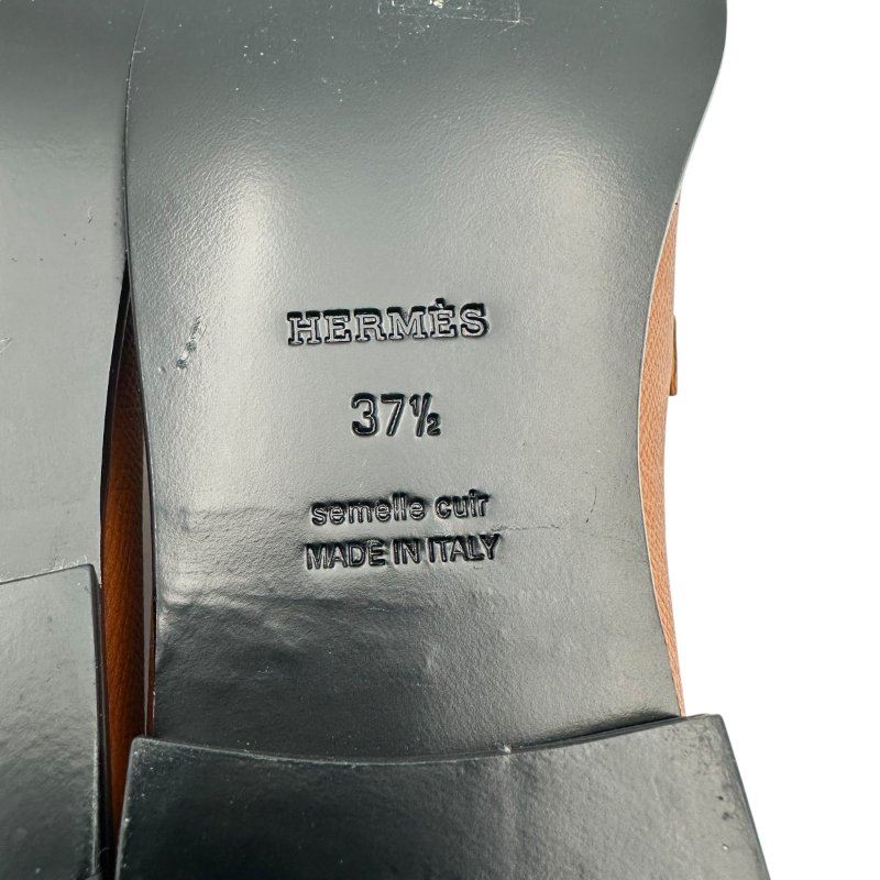 【美收精品】HERMES平底鞋棕色 B-865【隔月月中將轉賣至日本 上架期限30天】-7