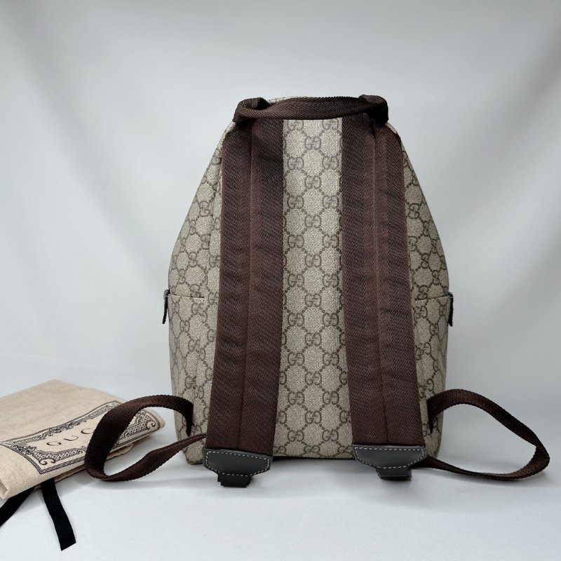 GUCCI 小型老花帆布雙肩後背包-1