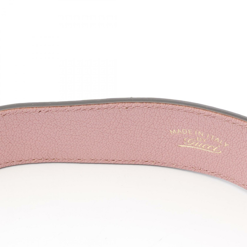 GUCCI Aphrodite GG Marmont 手提包 739076 皮革 粉紅色 二手 女士-5
