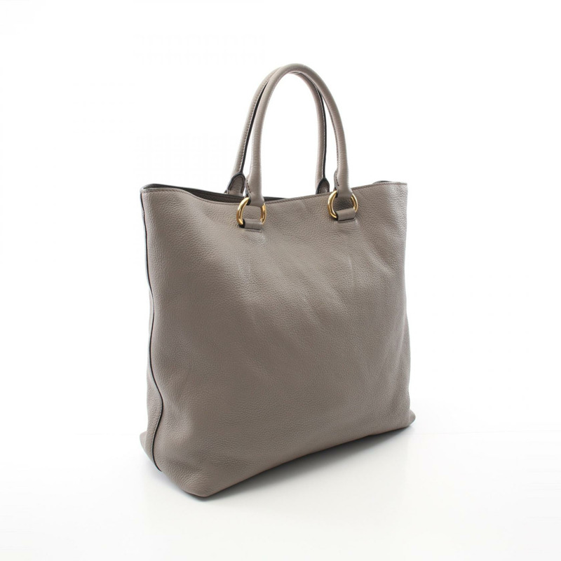 PRADA Vitello Phenix 2Way 斜背包 單肩托特包 1BG865 皮革 米色 二手-1