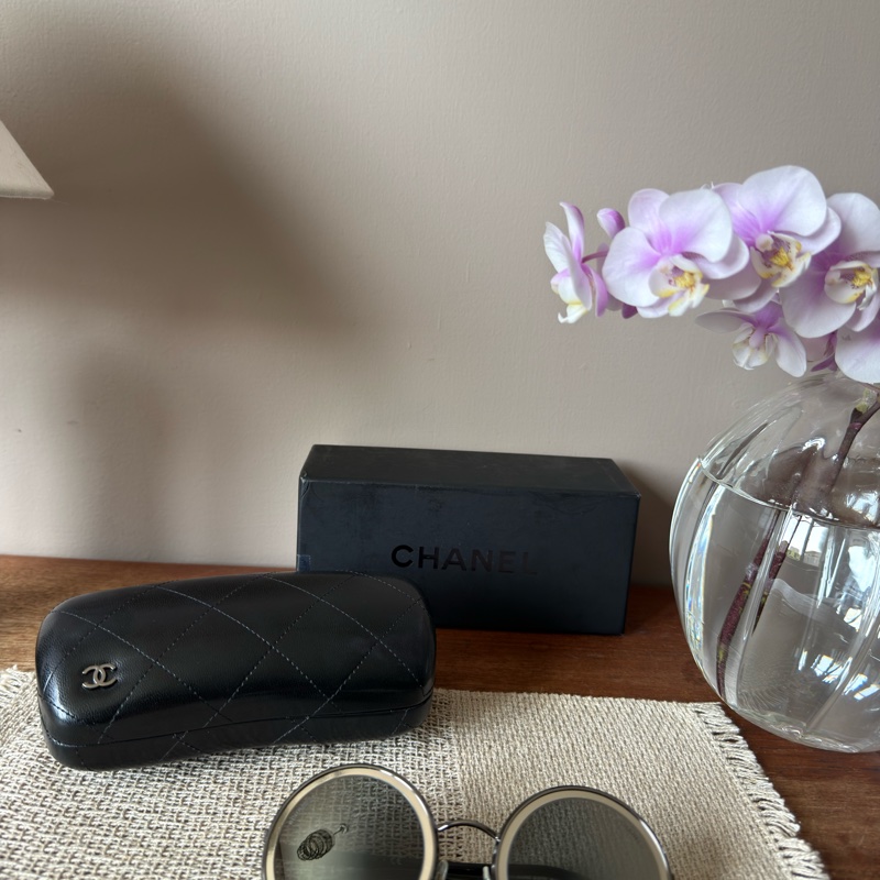 Chanel 金屬框圓形太陽眼鏡-2