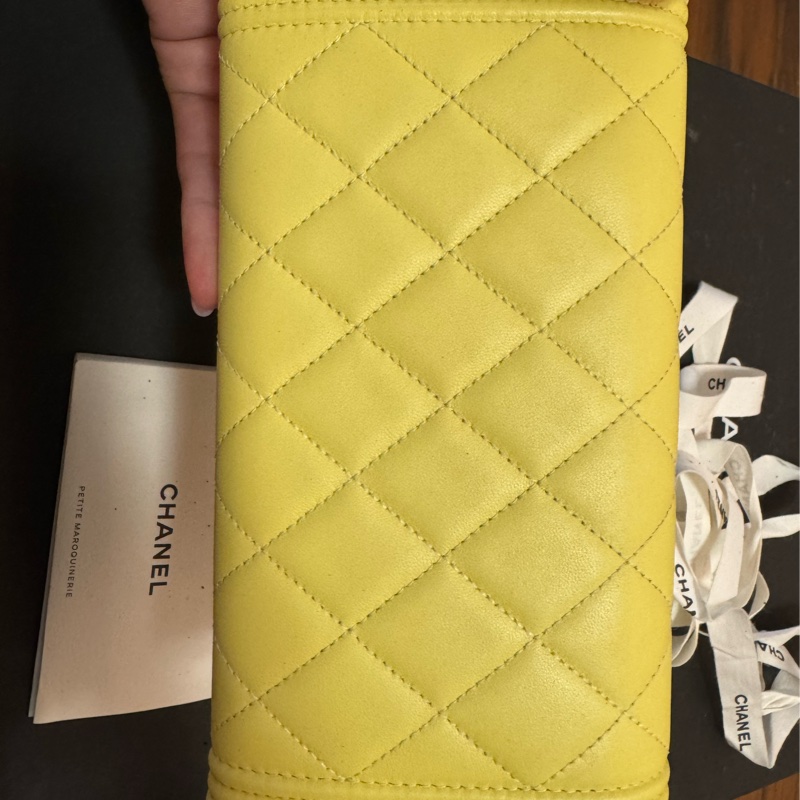 全新香奈兒 Chanel boy系列長夾-10