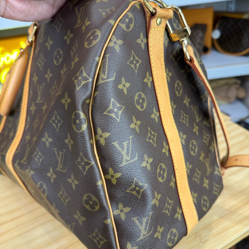 上架中🔑Louis Vuitton 老花旅行袋Keepall 50cm背帶款-3