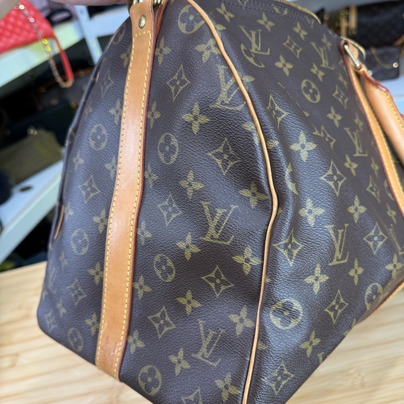 上架中🔑Louis Vuitton 老花旅行袋Keepall 50cm背帶款-8