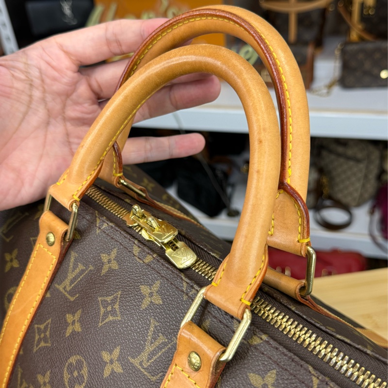 上架中🔑Louis Vuitton 老花旅行袋Keepall 50cm背帶款-15