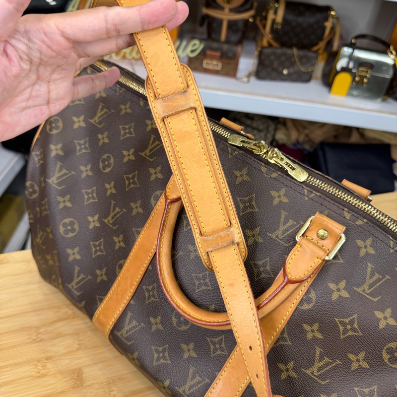 上架中🔑Louis Vuitton 老花旅行袋Keepall 50cm背帶款-20