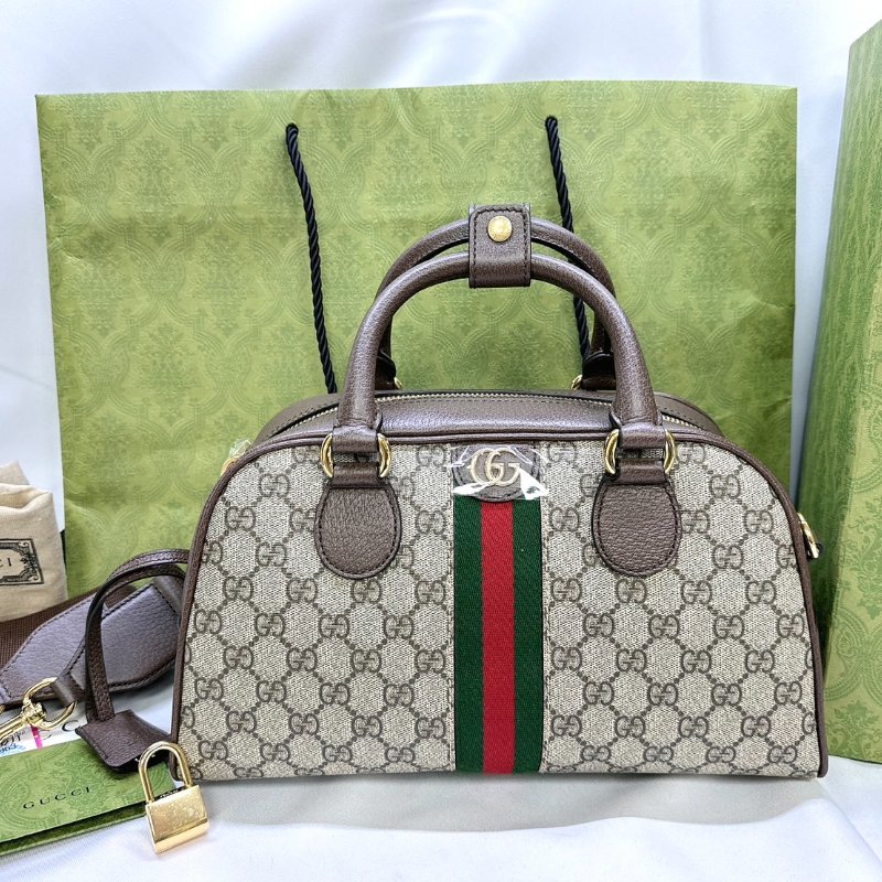 GUCCI 全新Ophidia GG中款手提包-0