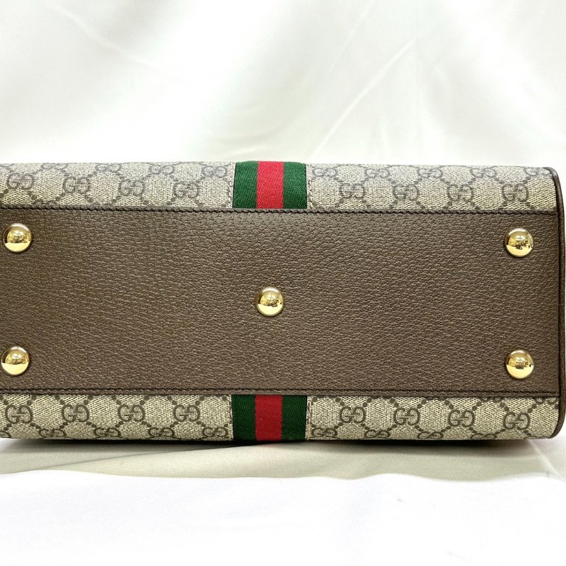 GUCCI 全新Ophidia GG中款手提包-10