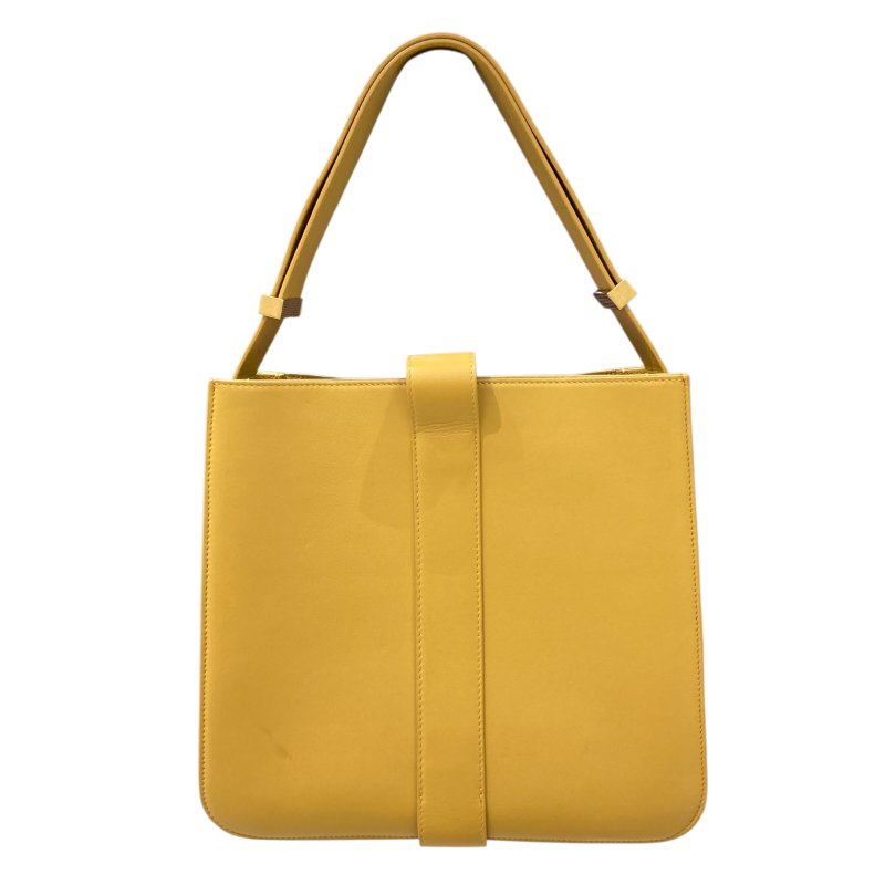 BOTTEGA VENETA 皮革 肩背包 芥末黃-1